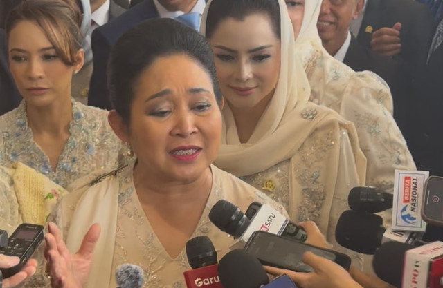 Ketua Komisi IV DPR Titiek Soeharto di Kompleks Parlemen, Senayan, Jakarta, Jumat (14/8). Foto: Nasywa Athifah/kumparan