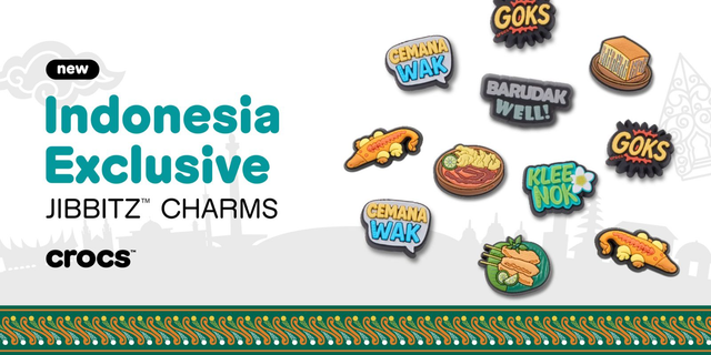 Crocs Hadirkan Jibbitz™️ Edisi Khusus Indonesia, Ada “Batagor” hingga “GAS!". Foto: Crocs