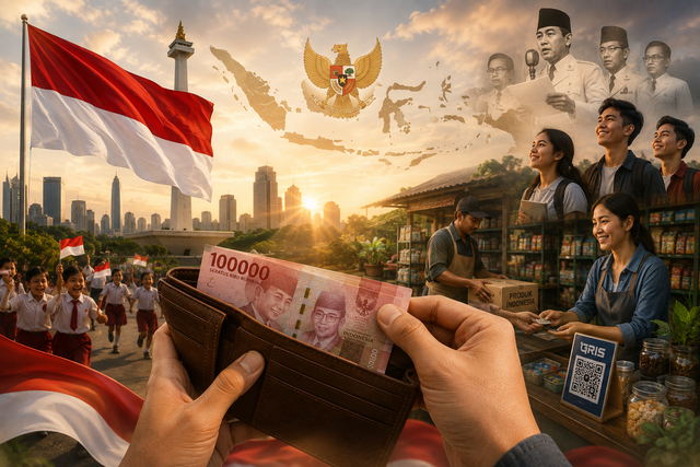 81 tahun merdeka, sumber: AI