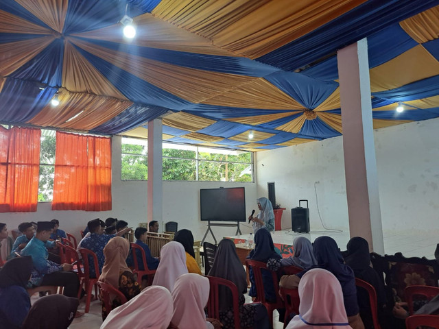 SWSC Unismuh berikan pelatihan di Darul Fallaah Gowa. Sumber: SWSC