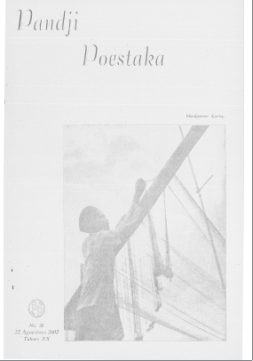 Cover Majalah Pandji Poestaka edisi No. 20. Foto, Leiden University Libraries/Digital Collections