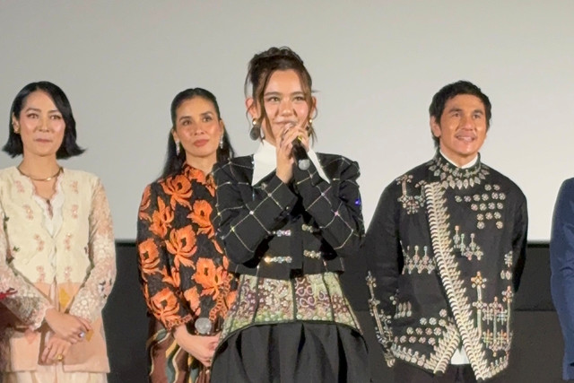 Penyanyi Ziva Magnolya saat press screening film Ayah, Aku Mau Cerita di Kawasan Sudirman, Jakarta Pusat, Jumat (15/8/2026). Foto: Aprilandika Pratama/kumparan