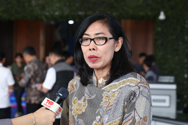 Plt Sekretaris Jenderal DPR RI Suprihartini saat ditemui Parlementaria di Kompleks Parlemen, Senayan, Jakarta, Rabu (12/8/2026). Foto: DPR RI