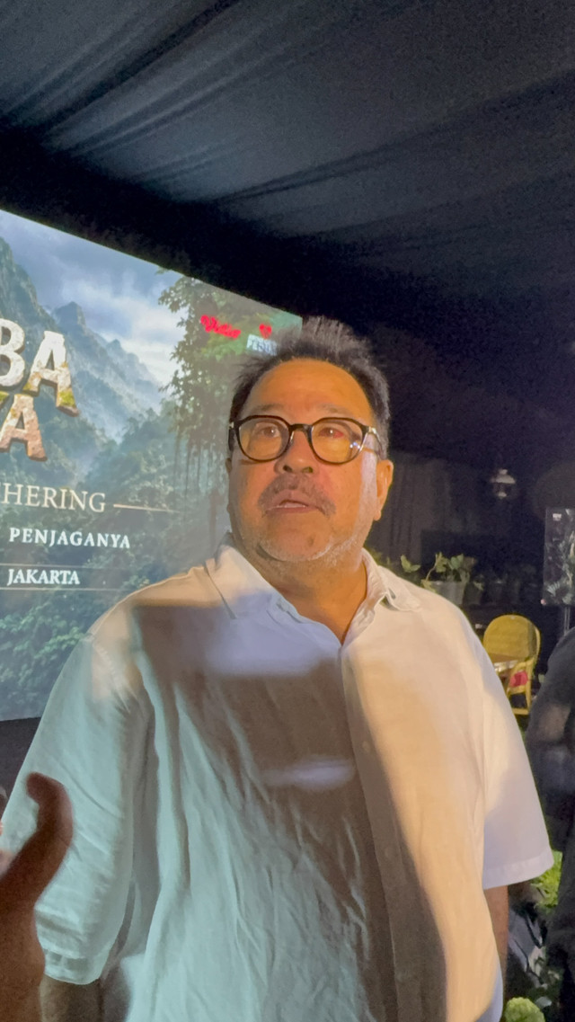 Konferensi pers film Rimba Raya di kawasan Karang Tengah, Lebak Bulus, Jakarta. Foto: Aprilandika Pratama/kumparan