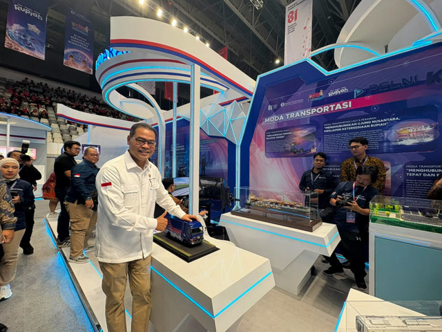 Deputi Gubernur Bank Indonesia (BI) Ricky P. Gozali dalam gelaran Festival Rupiah Berdaulat Indonesia (FERBI) 2026 di Istora Senayan, Jakarta Pusat, Jumat (14/8/2026). Foto: Widya Islamiati/kumparan