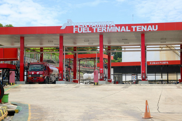 Pertamina Patra Niaga percepat pemulihan SPBU di Flores, NTT, pascagempa, Minggu (16/8/2026). Foto: Pertamina Patra Niaga