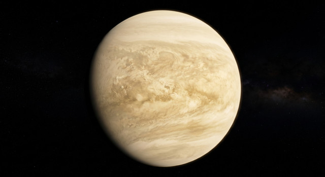 Gambar Planet Venus (Sumber : Gemini AI Generated)