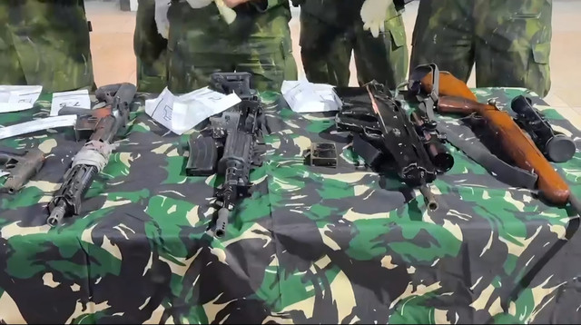 Tiga anggota OPM tewas tertembak usai melawan dan menyerang pasukan Satgas TNI di bawah Kogabwilhan III saat hendak ditangkap di hutan Distrik Eral Makawia, Kabupaten Puncak, Papua Tengah, Minggu (16/8/2026). Foto: Dok. Kogabwilhan III