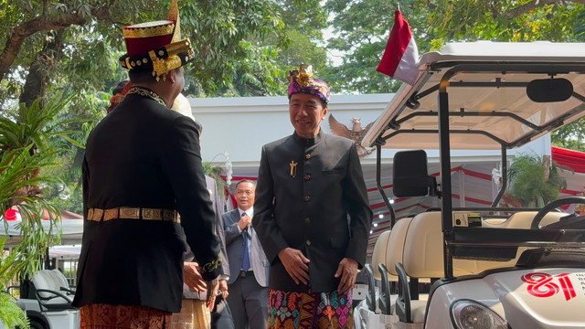 Presiden RI ke-7 Joko Widodo menghadiri Upacara Detik-Detik Proklamasi di Istana Negara, Jakarta, Senin (17/8/2026). Foto: Zamachsyari/kumparan