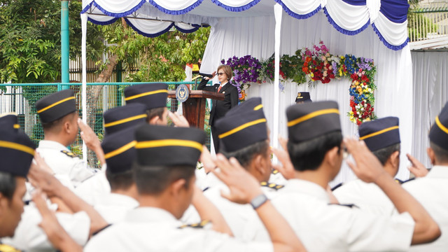 Suasana Khidmat dan Semangat Kebersamaan Warnai Upacara HUT Ke-81 RI yang Digelar Kanwil Ditjenpas DIY (Sumber : Humas Kanwil Ditjenpas DIY)