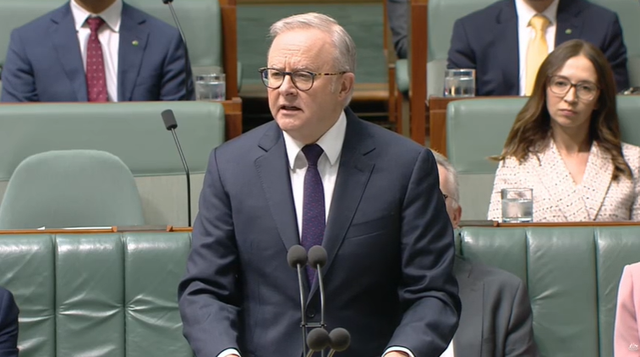Ucapan selamat memperingati kemerdekaan RI dari PM Australia Anthony Albanese. Foto: Dok. AU Parliament House