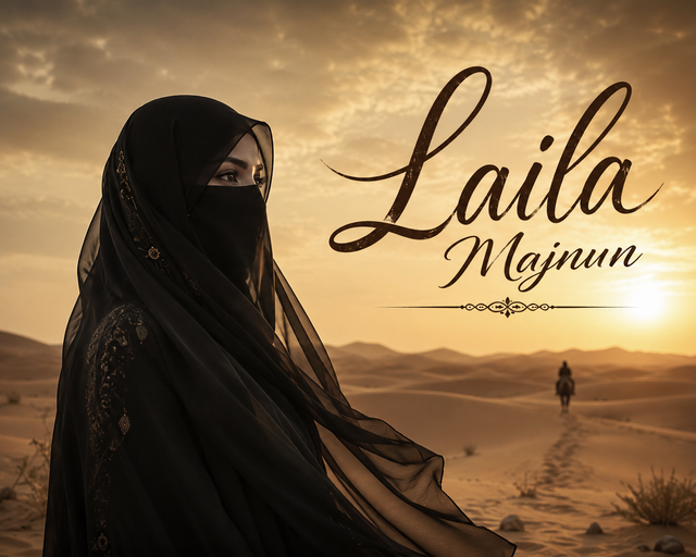Ilustrasi foto cerita Laila Majnun (sumber foto AI)