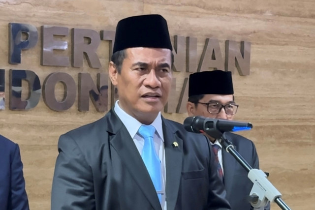 Mentan Andi Amran Sulaiman di Kantor Kementan, Jakarta Selatan, Selasa (18/8/2026). Foto: Widya Islamiati/kumparan