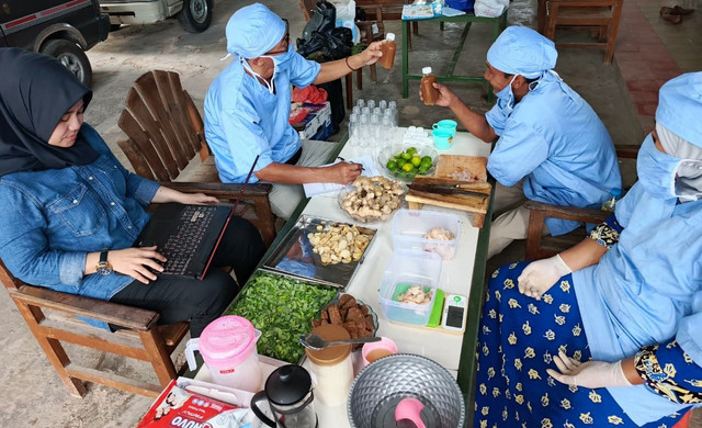 Diversifikasi Produk Minuman Moringa. Dok. Pribadi.