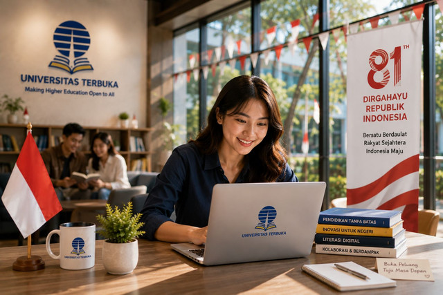 Ilustrasi Universitas Terbuka. Foto: Dok. Universitas Terbuka