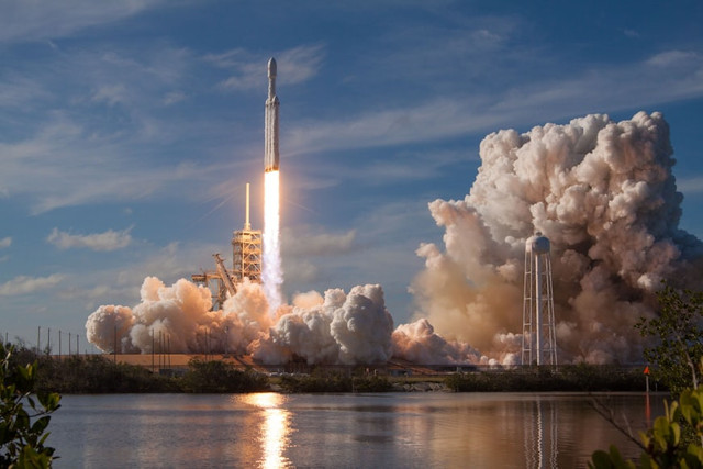 Ilustrasi Bagaimana Roket Bisa Terbang, Foto:Unsplash/SpaceX