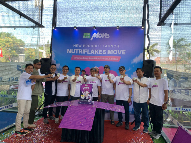 Peluncuran Nutriflakes Move, susu sereal berbahan dasar umbi garut, Rabu (12/8), di The Padel, Umbulharjo, Yogyakarta. Foto: Pandangan Jogja/Ike Kirana.