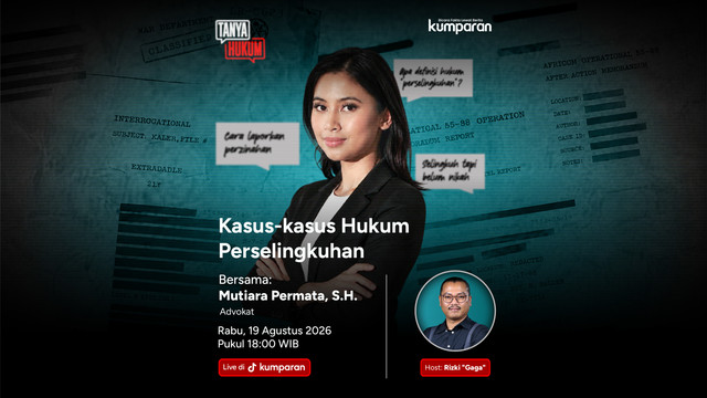 Tanya Hukum bersama Mutiara Permata, SH. Foto: kumparan