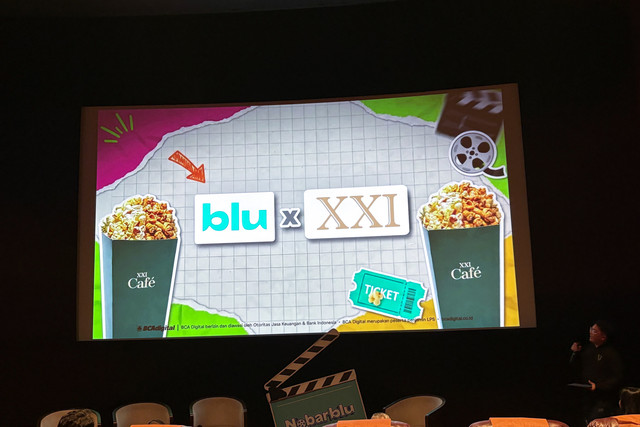 Peluncuran Strategic Partnership Cinema XXI x blu by BCA Digital, di The Premiere Metropole XXI, Jakarta, Rabu (19/8/2026). Foto: Nur Pangesti/kumparan