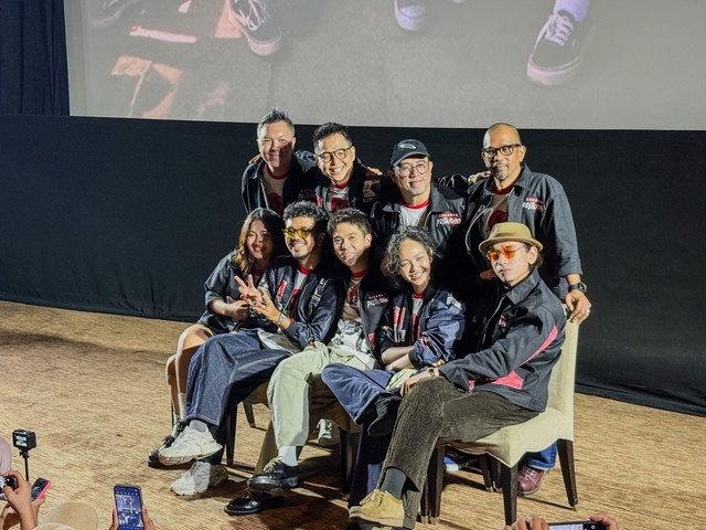 Fauzan Lubis di jumpa pers film Operasi Pesta Copet, Selasa (18/8/2026). Foto: Vincentius Mario/kumparan