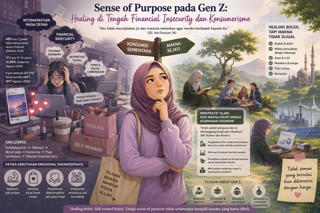 Ilustrasi Sense of Purpose Gen Z (Sumber: Dokumentasi Pribadi)