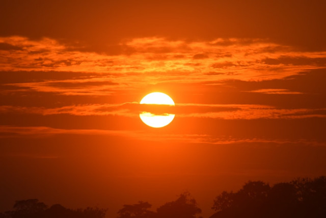 Ilustrasi Mengapa Langit saat Senja Berwarna Merah. Foto: Unsplash/Ofebrya Saponta