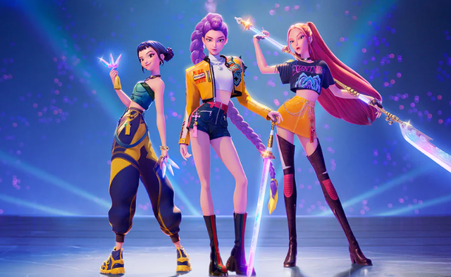 Poster serial animasi Kpop Demon Hunter di Netflix. Foto: Netflix