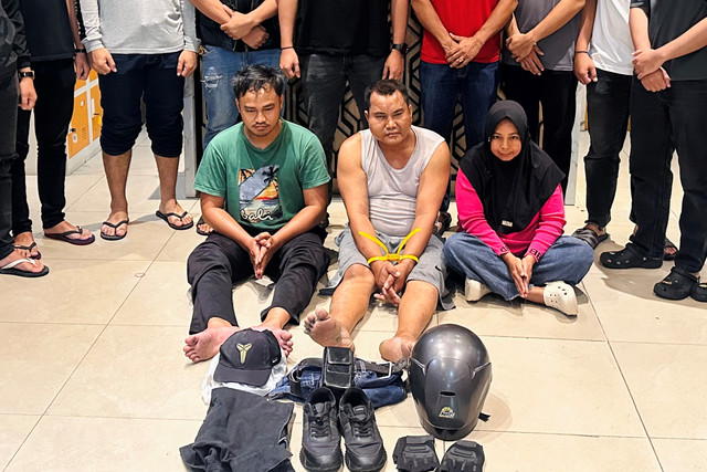 Polisi tangkap pelaku pemerkosa anak di bawah umur yang mengaku anggota polisi dan mencuri handphone milik korban. Foto: Polrestabes Medan
