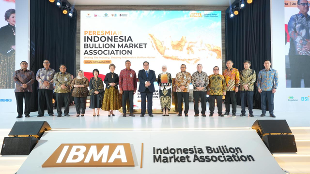 Peresmian Indonesia Bullion Market Association (IBMA) di Jakarta pada Kamis (20/8/2026). Foto: Dok. Istimewa