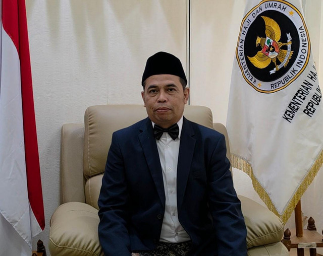 Direktur Jenderal Pengendalian Penyelenggaraan Haji dan Umrah Harun Al Rasyid. Foto: Dok. Kemenhaj RI