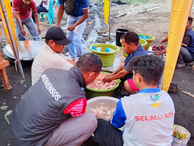 Dapur Umum Kementerian Sosial (Kemensos) di Kabupaten Sikka sejak 16 Agustus 2026. Foto: Dok. Kemensos