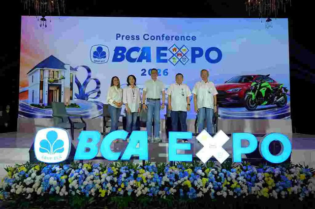 Konferensi pers BCA Expo 2026 di Grand Ballroom Hotel Kempinski, Jakarta, Rabu (19/08/2026). Foto: BCA