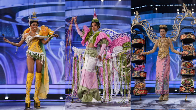 Ajang Miss Universe Thailand 2026 Sulap Makanan dan Buah Jadi Kostum Nasional. Foto: Miss Universe Thailand