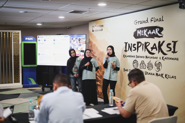 PNM gelar kompetisi Mekaar InspirAksi sebagai wadah kolaborasi nasabah dan karyawan untuk naik kelas. Foto: Dok. PNM