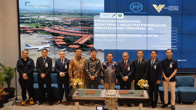 PTPP raih proyek lanjutan revitalisasi terminal 1A Bandara Soetta. Foto: Dok. PTPP