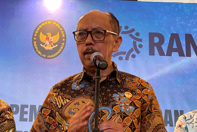 Ketua Lembaga Perlindungan Saksi dan Korban (LPSK) Brigjen Pol (Purn) Achmadi menghadiri Hari Internasional untuk Peringatan dan Penghormatan bagi Korban Terorisme 2026 di Jakarta, Jumat (21/8/2026). Foto: Aditya Nugraha/kumparan