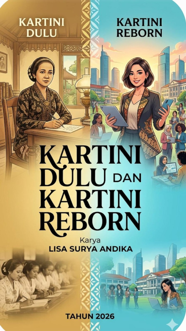 Gambar ilustrasi Katini tahun 1900-an dan 2000 an (desain pribadi)