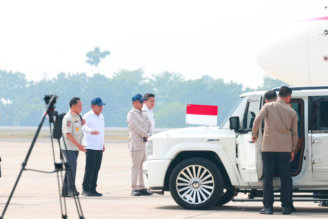Presiden Prabowo Subianto bertolak menuju Kalimantan, Sabtu (22/8/2026). Foto: Dok. Kris - Biro Pers Sekretariat Presiden