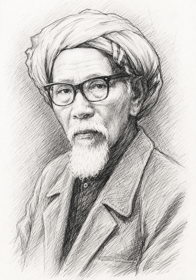 Syekh Ahmad Khotib Al-Minangkabawi sosok ulama Nusantara, Imam Masjidil Haram non arab pertama (Generated by AI)