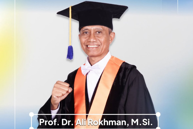 Prof Ali Rokhman ditunjuk sebagai Plt Rektor Unsoed. Foto: Instagram/ @unsoedofficial_1963