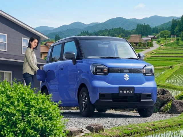 Mobil listrik Suzuki e Sky diperkenalkan di Jepang. Foto: Dok. Suzuki Motor Corporation