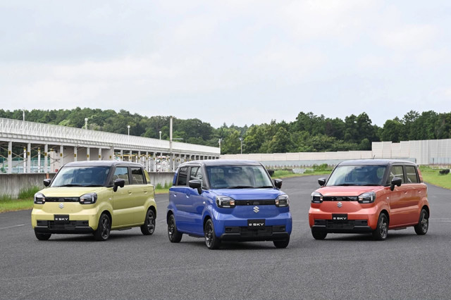 Mobil listrik Suzuki e Sky diperkenalkan di Jepang. Foto: Dok. Suzuki Motor Corporation
