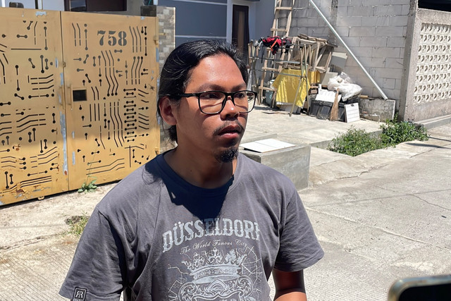 Ilyas Pratama saat ditemui di lokasi. Foto: kumparan