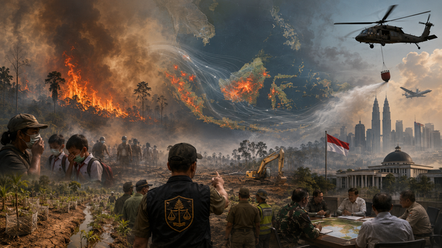 Gambar: Ilustrasi Kebakaran Hutan dan Dampaknya (Dok: Istimewa)