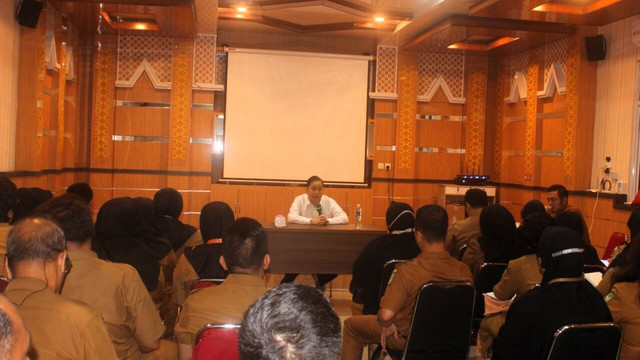 Rapat Bulanan Kepala Dinas Kesehatan Kota Batam Dengan Puskesmas (Sumber: dinkes.batam.go.id)