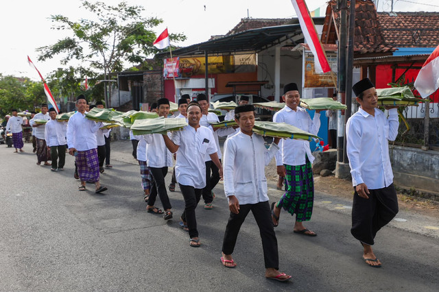 Tradisi Ancakan dan Endog-Endogan, Warga Osing Banyuwangi saat Maulid Nabi. Foto: Dok. Istimewa