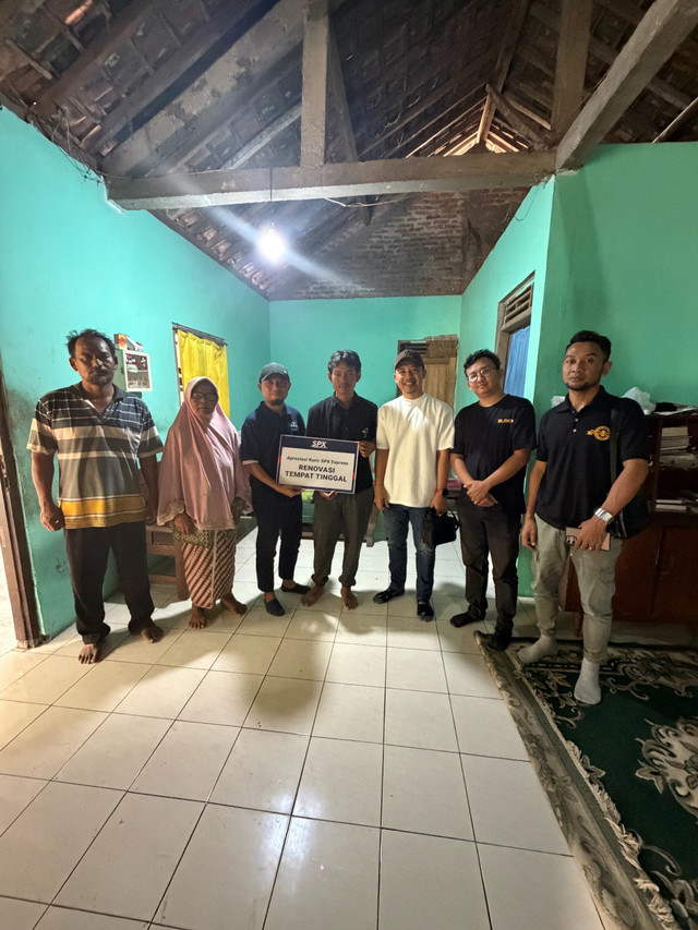 Viral karena balikan dana transfer yang lebih, kurir di Yogya ini dapat apresiasi dari SPX Express.