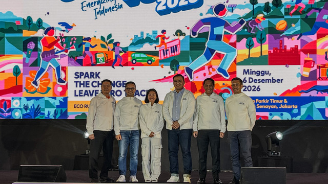 Konferensi pers Pertamina Eco RunFest 2026, Rabu (26/8/2026). Foto: Fariza Rizky Ananda/kumparan