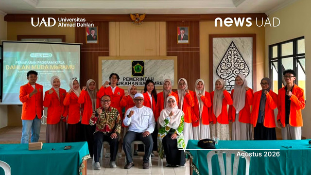 Tim MeRAMU IMM Farmasi Universitas Ahmad Dahlan (UAD) dorong kesehatan Salamrejo (Foto. Tim MeRAMU UAD)