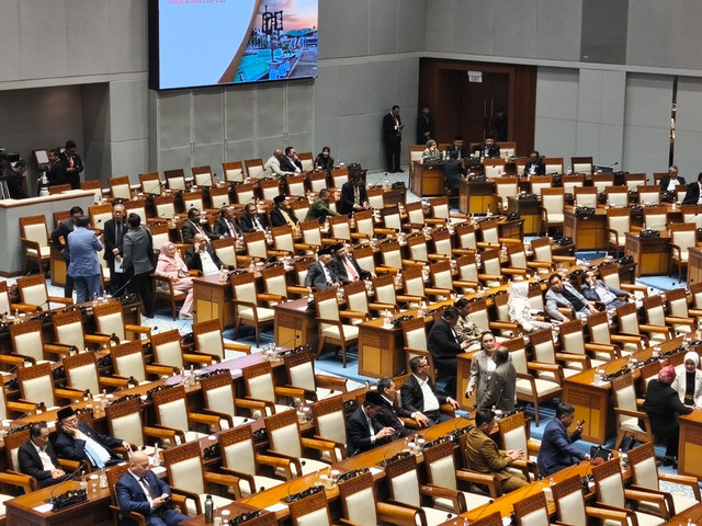 Rapat Paripurna DPR RI ke-3 Masa Persidangan I Tahun Sidang 2026-2027, Kompleks Parlemen, Senayan, Jakarta, Kamis (27/8/2026). Foto: Aditya Nugraha/kumparan